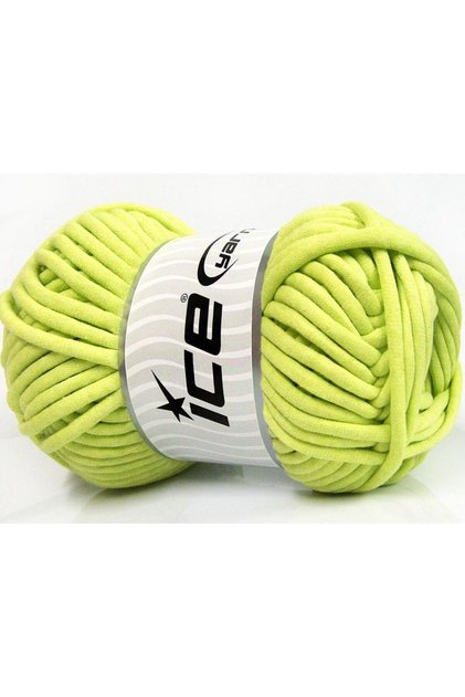 1X250G. Tube Cotton Jumbo Cotton Light Green Summer Yarns, Cotton, Very Thick