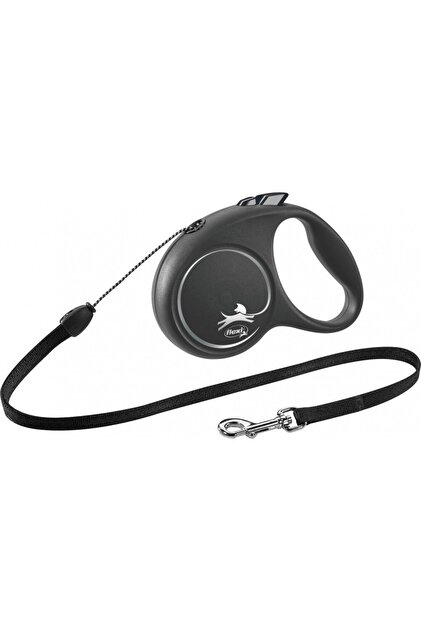 Lesa Black Design, Retractabila, Snur, marimea S, 5 m/12 kg, Argintiu