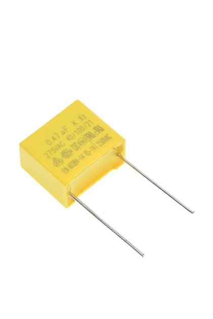 Condensator polipropilena 470nF, 275VAC, 15mm X2