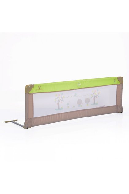 Bariera De Protectie Pentru Pat Copii Bed Rail Verde, Rabatabila La 180 Grade, Dimensiune 130x43 Cm