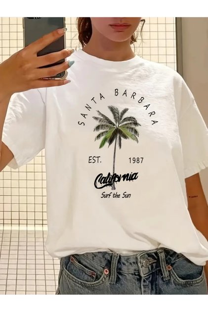Premium Oversize Cut Short Sleeve Printed T-Shirt