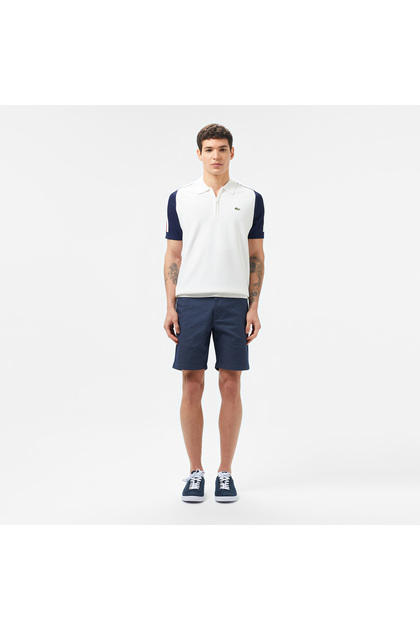 Erkek Slim Fit Lacivert Bermuda Şort
