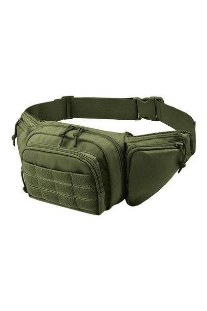 Borseta incapatoare Olive Bag sistem Molle Tactica Multe Buzunare