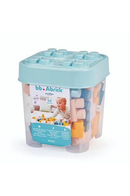 Cutie depozitare cu 50 cuburi pentru construit
