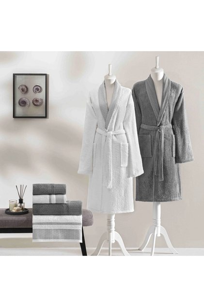 New Season Pure Cotton Classic Family Set Raya (White-Anthracite)