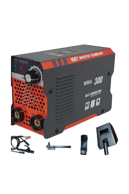 Aparat de sudura MMA300, 10-300A, Electrozi 1.6 - 5 mm, Protectie termica, Complet accesorizat,220V