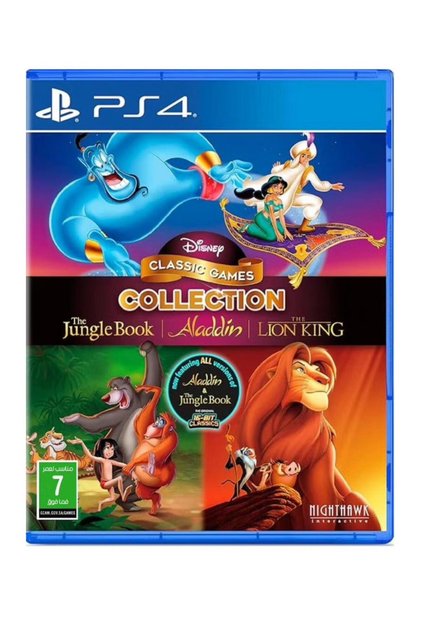 Classic Disney game collection inspired by movie "The Jungle Book,"Aladdin and "The Lion King" - PS4