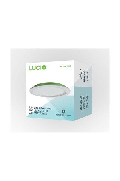 لوحة إضاءة LED متينة 6500 كلفن 15 وات 1350 لومن 170 × 29 مم