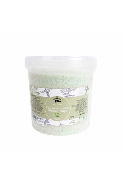 Sare de baie, găleată de 5 kg, aromă de ceai verde / EXT9970