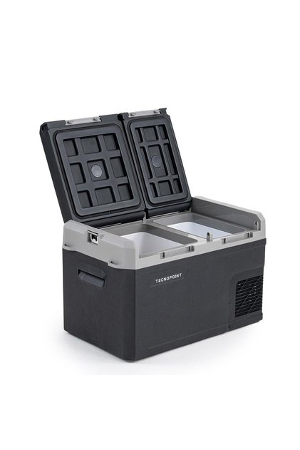 TC21-16 Çift Kapaklı 30 Litre Taşınabilir Araç Buzdolabı 12V/24V/220V Uyumlu