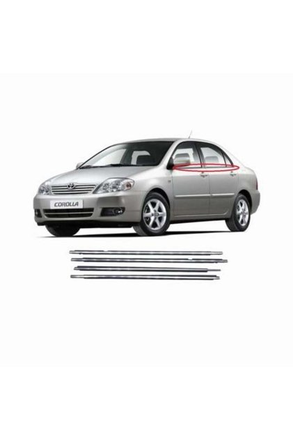Corolla 2001-2007 Glass Rulers Nickel (Chrome)