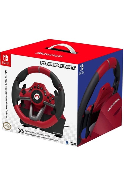 Hori Mario Kart Racing Wheel Pro Deluxe Direksiyon Seti Nintendo