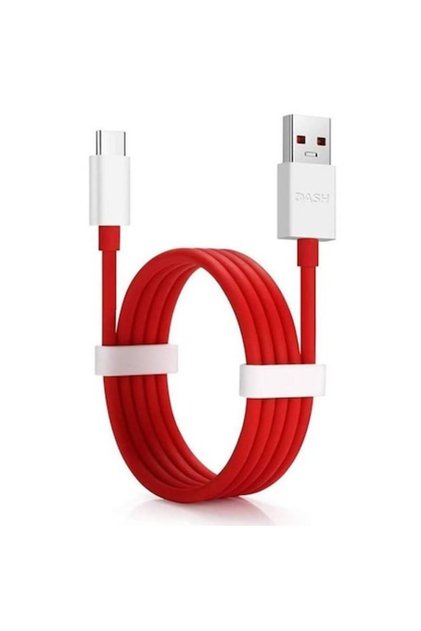 Cablu de încărcare și date USB-A la USB tip C, încărcare Warp, 1 m, roșu