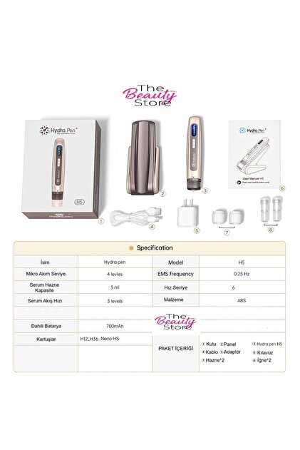 Dr Pen Ultima Hydra Pen H5 Yüz Sıkılaştırma Iğneli Cilt Mezoterapi