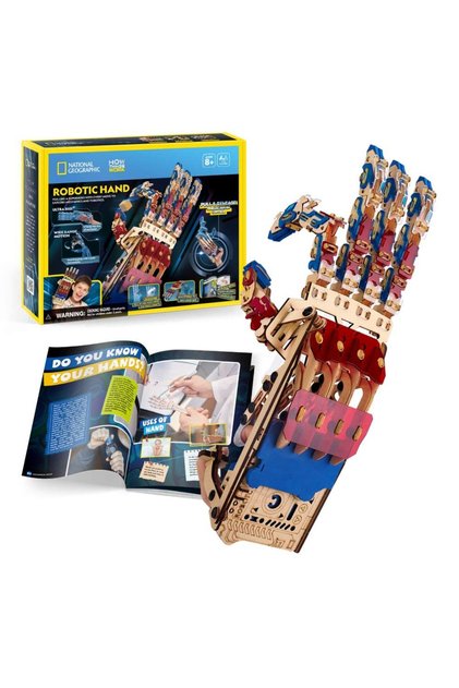 - Joc Educativ STEM puzzle 3D Mana Robotizata