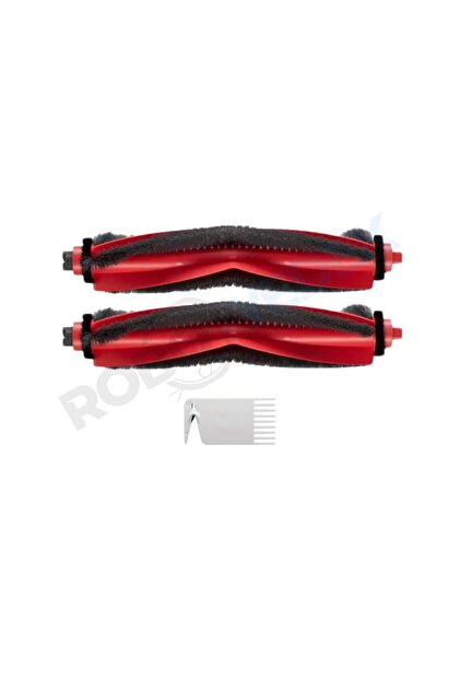 Roborock S8 Pro (Ultra Değil!) Uyumlu Ana Fırça ve Temizleme Tarağı-3 Parça