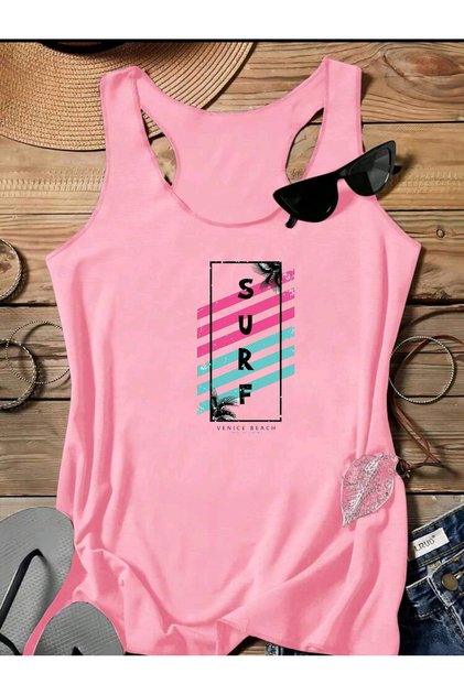 Surf Swimmer Women's Tank Top