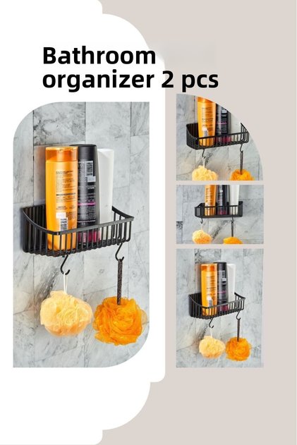 Bathroom Shelf Adhesive Bathroom Shelf, Bathroom Organizer, Shower Shelf Organizer Shampoo Holder, Plastic