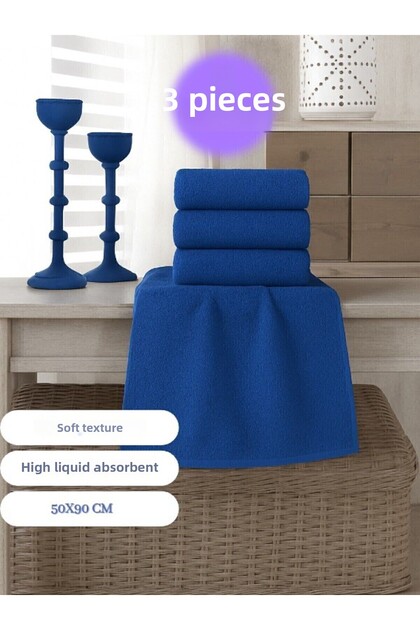 (3 Pieces) 50X90Cm Cotton Towel, Barber Towel, Hairdresser Towel, Athlete Towel, Hand Face Towel
