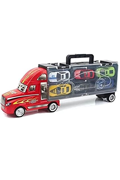 12-Piece Small Car In A Truck Set