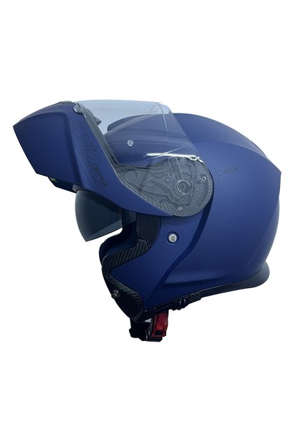 GECKO SV A7 SOLID MATT BLUE ÇENE AÇILIR MOTOSİKLET KASKI