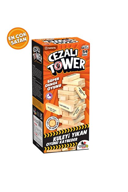 502 Jengaさん専用 TOTTERİQ Penal Jenga Balance Game Tower Large Size 54 Pieces- Trendyol