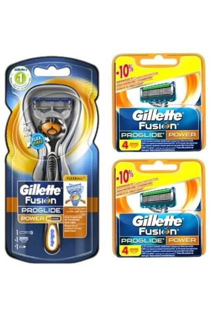 Fusion Proglide Flexball Power 1up Makina+8 Başlık