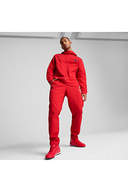 Puma Ferrari Style Erkek Kırmızı Günlük Stil Sweatshirt 62709402