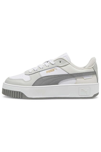 Ayakkabı Puma Shoes Gold And White Puma Carina Street- White