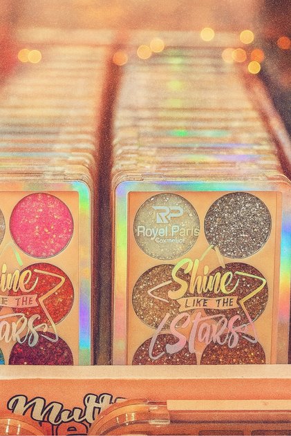 6-Piece Glitter Eyeshadow Palette Glitter Sparkling Glrshop