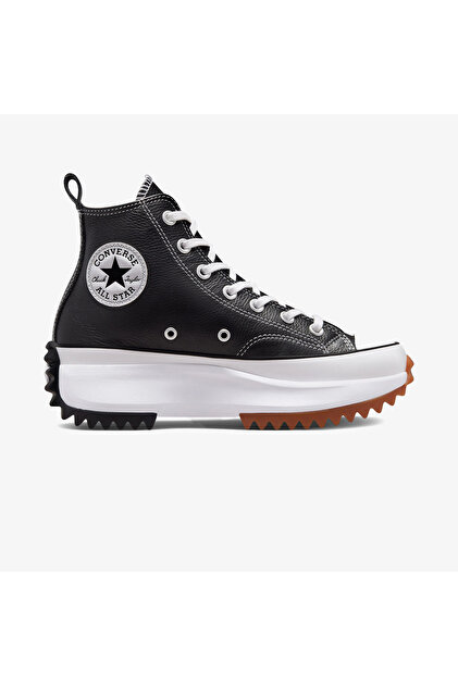 Converse Run Star Hike Platform Foundational Leather Unisex Siyah Sneaker