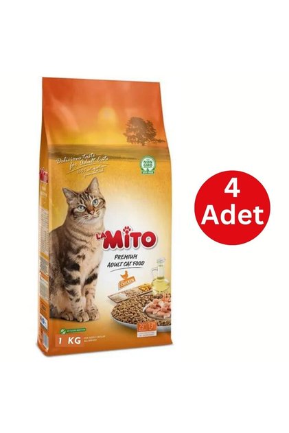 Tavuklu Yetişkin Kedi Maması 4 X 1 Kg