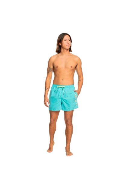 【1回着】24ss everyone seaside shorts Lサイズ Quiksilver Behind Waves Erkek Mavi Günlük Stil Şort EQYJV04061