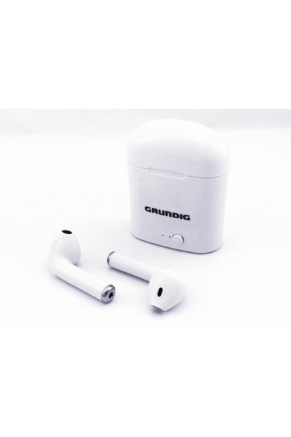 Căști Bluetooth fără fir Grundig cu funcție de apel, control muzical, carcasă de încărcare