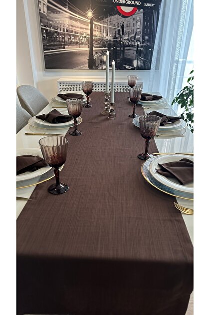 Royal Brown Runner (Napkins Not Included)