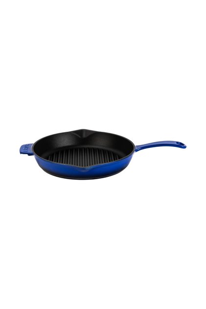 Lava Casting Round Grill Pan Casting Iron Solid Handle Diameter (Ø) 28cm.