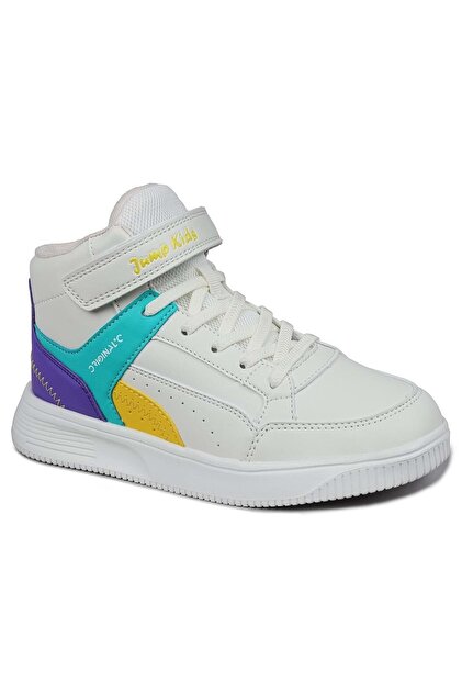 Jump 29185 Boğazlı Sneaker Ortopedik Çocuk Spor Ayakkabı BEJ