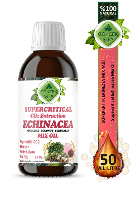 Gökçek Şifa Ekinezya Süperkritik Mix Yağı 50 ml (ECHİNACEA
