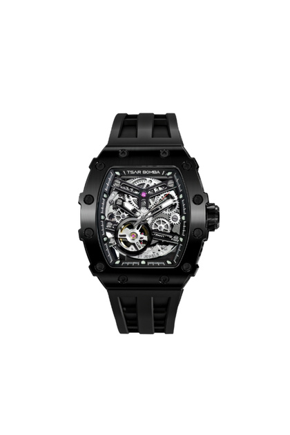 Men's Automatic Black Dial Watch - TB8208A-45