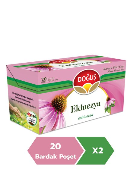 Ekinezya Bitki Bardak Poşet Çayı 20li X 2 Adet
