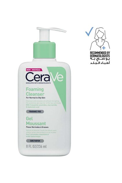 Foaming Cleanser For Normal To Oily Skin With Hyaluronic Acid 236ml