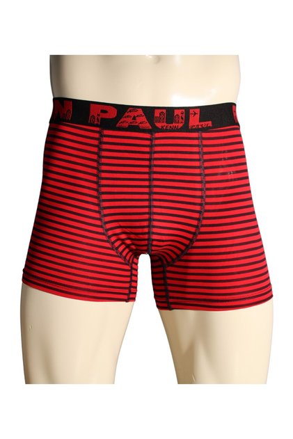 2 Pieces of Line Patterned Cotton Luxury Men's Boxers