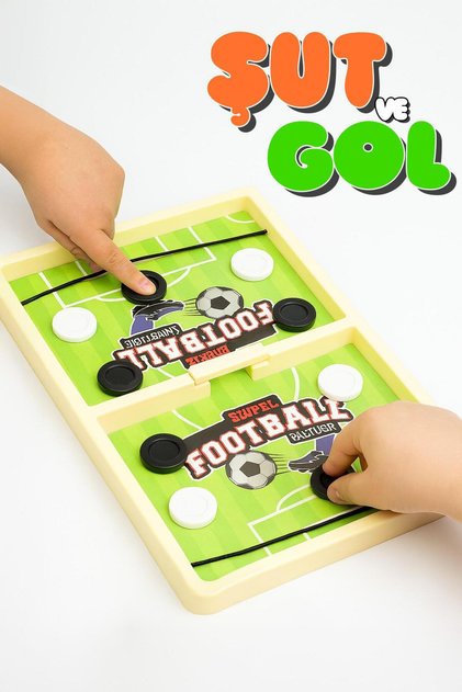 Rubber Throwing Football Shoot and Goal Speed Slingshot Table Football Game Children's Focus Intelligence Box Game