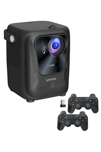 Q4 Pro Projector 4K LED Light Source, 5G WiFi Bluetooth, Portable Intelligent Game Projector w
