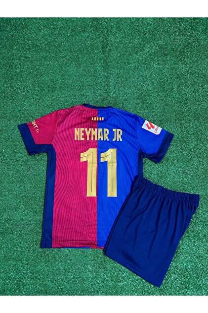FCバルセロナ NEYMAR JR 11番シャツ Sサイズ FCバルセロナ サッカーユニフォーム メンズ SIZE S レッドxブルー 【11