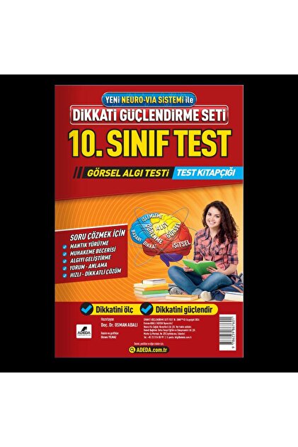 Adeda Yayınları Dikkati Güçlendirme Seti 16 Yaş 10. Sınıf Test