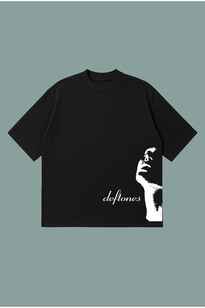 Deftones Boxy Fit Oversized Unisex 100% Cotton Lu Tshirt – Printed T-Shirt | Streetwear