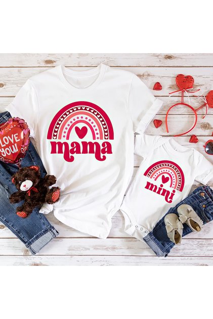 Mother Daughter Combination T-Shirt (One Product Price! Add 2 Pieces to the Cart for Combination)