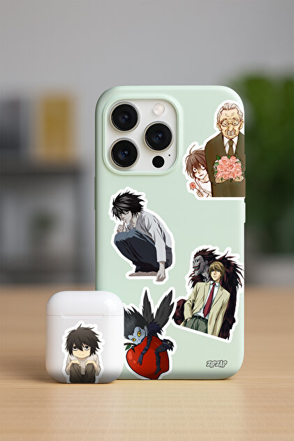 ZipZap Death Note Anime Telefon Laptop Bullet Journal Yapışkanlı