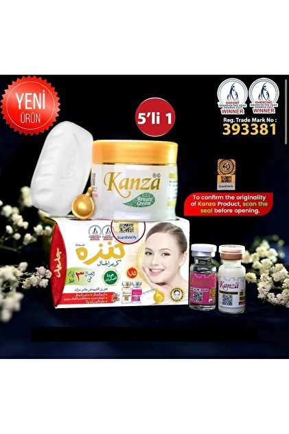 Kaizens Life Kanza 5'li Cilt Bakım Seti – Güzellik Kremi + Serum +
